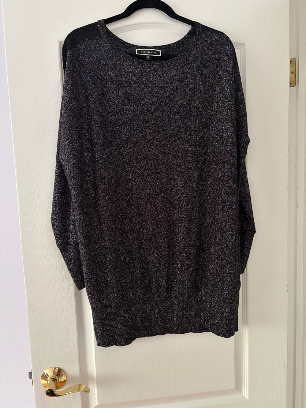 Melanie Lyne Metallic Crewneck Sweater - Women's